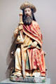 French stone carving of St James the Greater at Memorial Art Gallery. Rochester, NY.