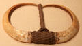 Boar tusk charm from Tufi district of Papua New Guinea at Memorial Art Gallery. Rochester, NY.