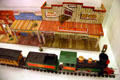 Model western town & toy train at The Strong National Museum of Play. Rochester, NY.