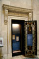 Bank vault in Federal Hall from when building served as branch of Federal Treasury. New York, NY.