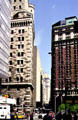 Federal Reserve Bank of New York plus streetscape. New York, NY.