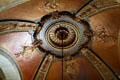 Baroque-style decoration in New York Public Library. New York, NY.