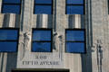 Pair of stylized eagles decorate 500 Fifth Ave. New York, NY.