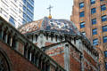 Byzantine dome of St. Bartholomew's Church. New York, NY.