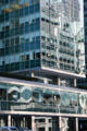 Lever House pioneering design using curtain walls on vertical over horizontal blocks. New York, NY.