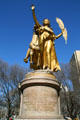 William Tecumseh Sherman equestrian statue on Southeast corner of Central Park. New York, NY.