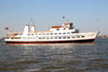Provincetown II boat which shuttles visitors to Statue of Liberty & Ellis Island. New York, NY.