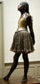 Fourteen-Year-Old Dancer bronze sculpture by Edgar Degas at Metropolitan Museum of Art. New York, NY.
