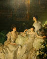 Wyndham Sisters portrait by John Singer Sargent at Metropolitan Museum of Art. New York, NY.