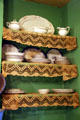Kitchen crockery of Lithuanian family at Tenement Museum. New York, NY.