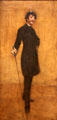 James Abbott McNeill Whistler portrait by William Merritt Chase at Metropolitan Museum of Art. New York, NY.