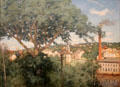 Factory Village painting by J. Alden Weir at Metropolitan Museum of Art. New York, NY.