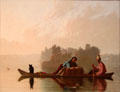 Fur Traders Descending the Missouri painting by George Caleb Bingham at Metropolitan Museum of Art. New York, NY.