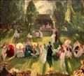Tennis at Newport painting by George Bellows at Metropolitan Museum of Art. New York, NY.
