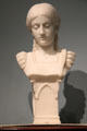 Opera singer Eva Rohr marble bust by Augustus Saint-Gaudens at Metropolitan Museum of Art. New York, NY.