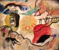 Improvisation 27 painting by Wassily Kandinsky at Metropolitan Museum of Art. New York, NY.