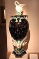 Wedgwood earthenware swan vase possibly by Albert-Ernest Carrier-Belleuse at Metropolitan Museum of Art. New York, NY.
