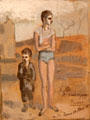 Young Acrobat & Child painting by Pablo Picasso at Guggenheim Museum. New York City, NY.