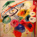 Black Lines painting by Vasily Kandinsky at Guggenheim Museum. New York City, NY.