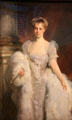 Portrait of Mrs. J.P. Morgan, Jr. by John Singer Sargent at Morgan Library. New York City, NY.