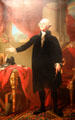 George Washington portrait by Gilbert Stuart at Brooklyn Museum. Brooklyn, NY.