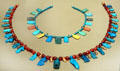 Egyptian necklaces at Brooklyn Museum. Brooklyn, NY.