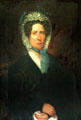 Portrait of American from Revolutionary era at Conference House. Staten Island, NY.