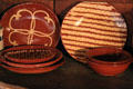 New England redware pottery at Conference House. Staten Island, NY.
