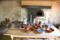 Interior of Joseph Christopher House at Historic Richmond Town. Staten Island, NY.