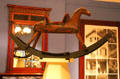 Rocking horse by Benjamin Potter Crandall of Westerly, RI & New York City at Historic Richmond Town Museum. Staten Island, NY.
