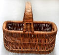 Egg or melon basket by Austen Depuy of Staten Island at Historic Richmond Town Museum. Staten Island, NY.