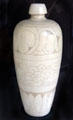 Stoneware ceramic vase by Walter L. Howat at Historic Richmond Town Museum. Staten Island, NY.