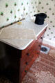 Chest of drawers with marble top at Lindenwald. Kinderhook, NY.