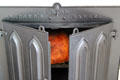 Moses Pond Union Range of Boston trademark on cast iron cook Gothic oven at Lindenwald. Kinderhook, NY.