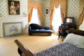 Northeast corner upstairs bedroom used for guests at Lindenwald. Kinderhook, NY.