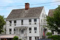 Peleg Latham House with partial Nantucket stairway. Sag Harbor, NY.