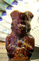 Bennington toby jug at Sag Harbor Whaling Museum. Sag Harbor, NY.