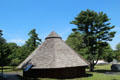 Octagonal ice house at Sagamore Hill National Historic Site. Cove Neck, NY.