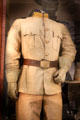 Theodore Roosevelt's Rough Rider uniform custom-made by Brooks Brothers of New York City at Old Orchard Museum at Sagamore Hill NHS. Cove Neck, NY.