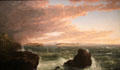 View Across Frenchman's Bay from Mr. Desert Island, After a Squall painting by Thomas Cole at Cincinnati Art Museum. Cincinnati, OH.