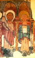 Sts James & Philip fresco fragment attrib. to Spanish Master of Last Judgment on at Toledo Museum of Art. Toledo, OH.