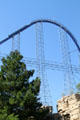 Millennium Force, 310-foot-tall steel screamer, roller coasters at Cedar Point. Sandusky, OH.