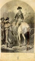 Washington at Valley Forge graphic by E.O.C. Darley of Eclectic Magazine at Milan Historical Museum. Milan, OH.