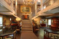 Interior of Newton Arts Building at Milan Historical Museum. Milan, OH.