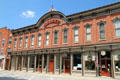 Kelley block on Milan town square. Milan, OH.