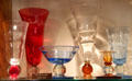 #17350 Line of glass at Tiffin Glass Museum. Tiffin, OH.