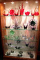 Empress line of glass at Tiffin Glass Museum. Tiffin, OH.