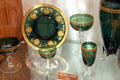 Melrose Green glass at Tiffin Glass Museum. Tiffin, OH.