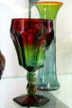 Rubina goblet at National Museum of Cambridge Glass. Cambridge, OH.