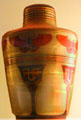 Whiteware vase in Art Nouveau style by Herman Guestal of Knowles, Taylor & Knowles, Co. of East Liverpool at Museum of Ceramics. East Liverpool, OH.